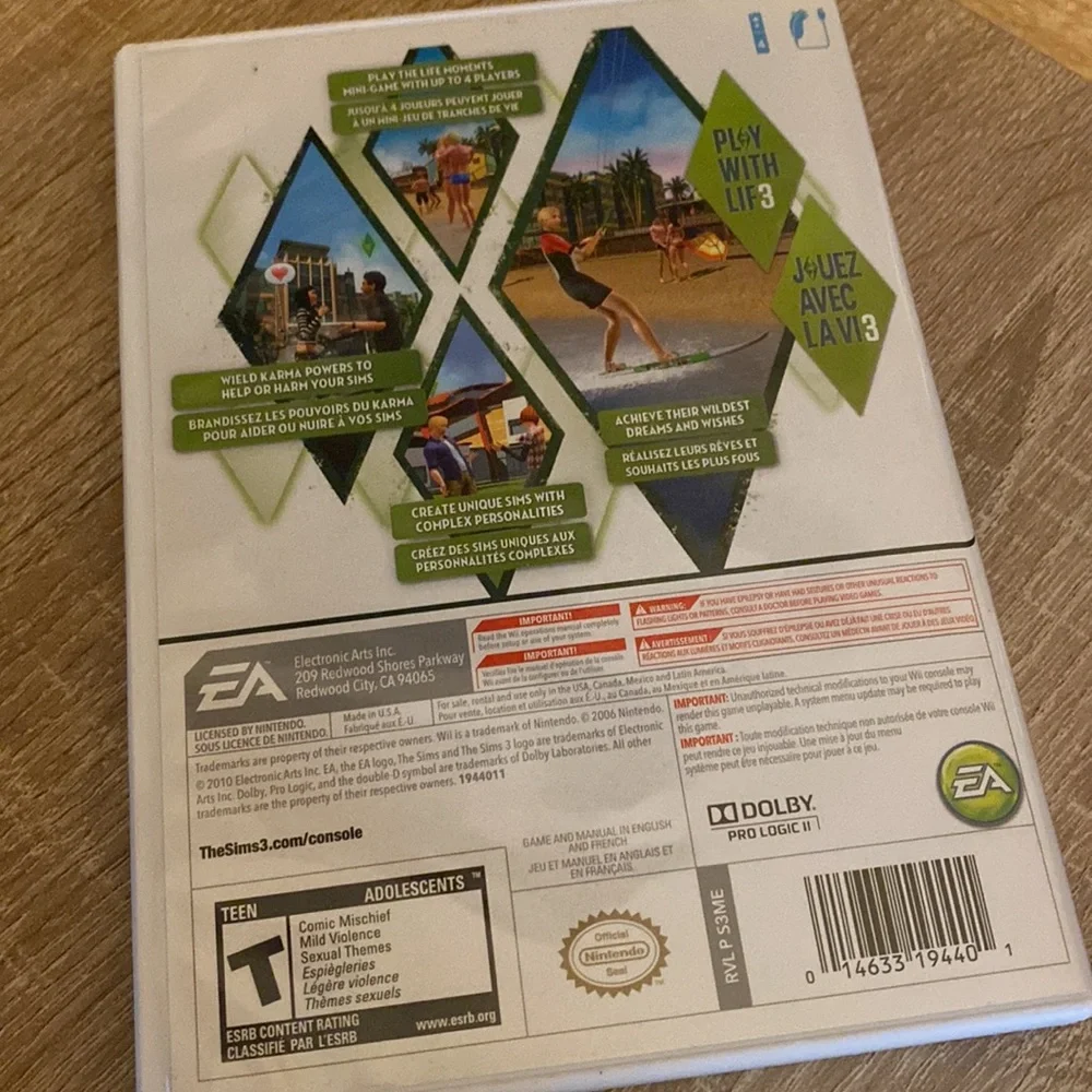 Sims 3 for Wii